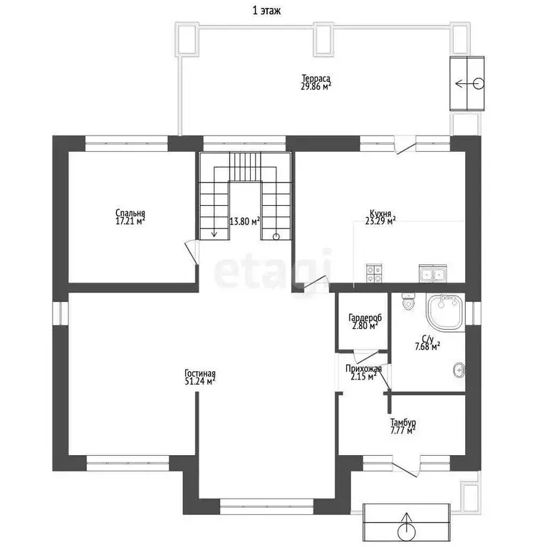 Дом в село Белая Речка, жилищно-строительный кооператив Эркин Ёзен ... - Фото 2