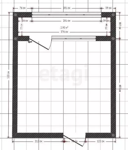 1к в -комнатной квартире ( м) - Фото 1