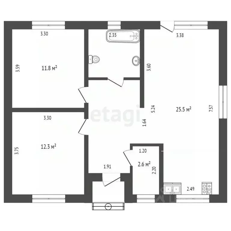 Дом в Тюменская область, Тюмень Садовое товарищество Липовый остров, ... - Фото 2