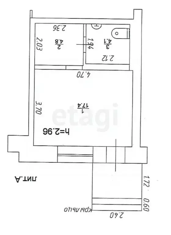 Помещение свободного назначения в Татарстан, Казань ул. Дементьева, 27 ... - Фото 2