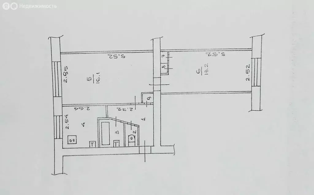 2-комнатная квартира: Великий Новгород, Донецкий район, бульвар Лёни ... - Фото 1
