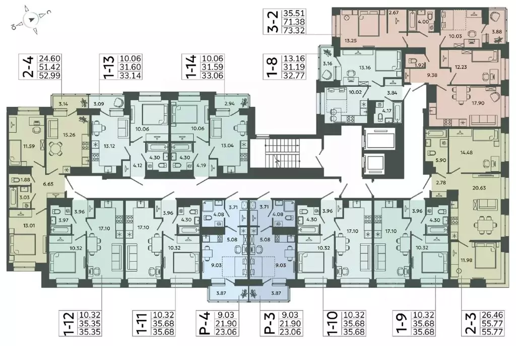 3-к кв. Ленинградская область, Ломоносовский район, Аннинское ... - Фото 2