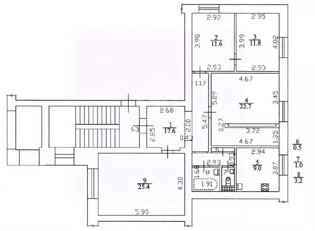 3-к кв. Санкт-Петербург просп. Стачек, 148 (103.6 м) - Фото 1