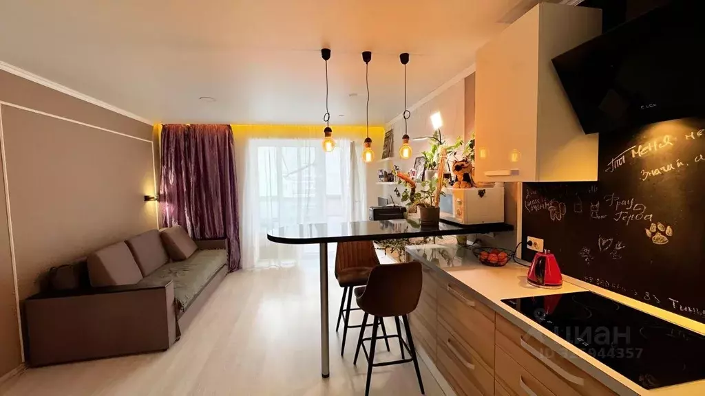 Студия Воронежская область, Воронеж Беговая ул., 223/4 (30.5 м) - Фото 1