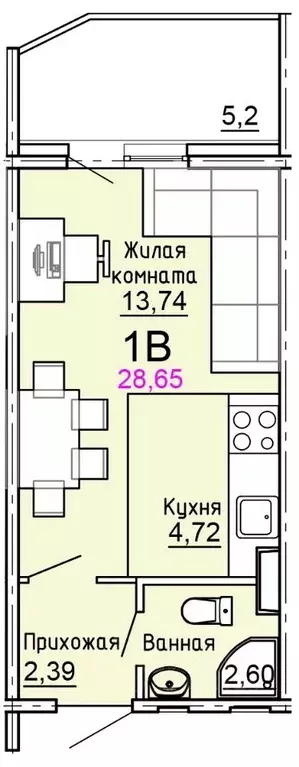 Студия Московская область, Солнечногорск городской округ, Голубое пгт ... - Фото 1