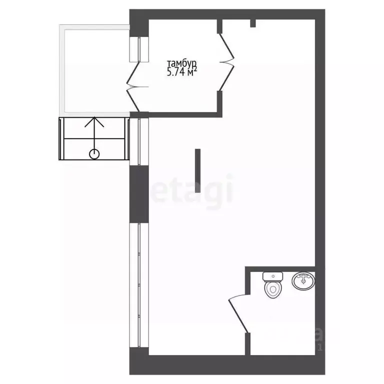Офис в Пермский край, Пермь ул. Яблочкова, 38Б (25 м) - Фото 2