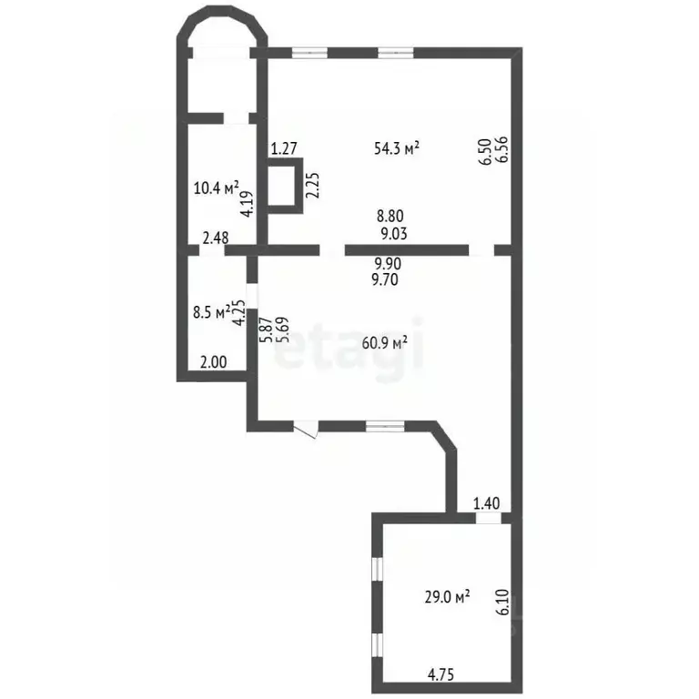 Торговая площадь в Санкт-Петербург ул. Маяковского, 27 (163 м) - Фото 2