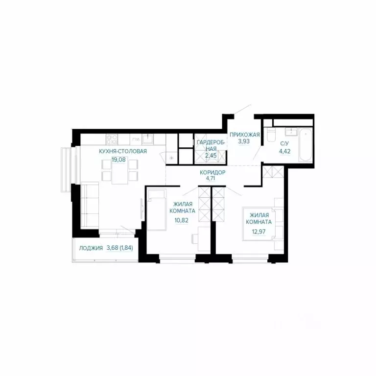 2-к кв. Свердловская область, Екатеринбург Эльмаш жилрайон, Доминанта ... - Фото 0