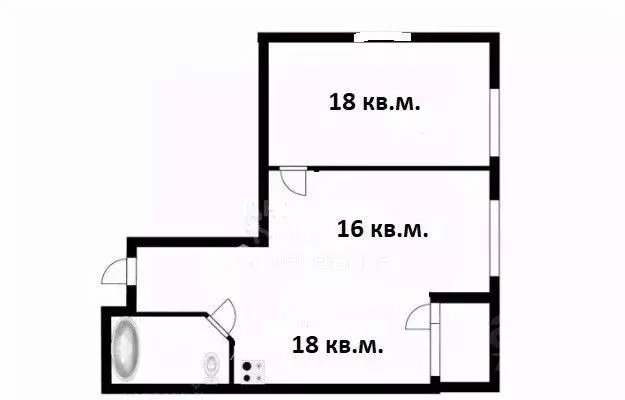 2-к кв. Новосибирская область, Новосибирск Вилюйская ул., 17 (67.6 м) - Фото 0