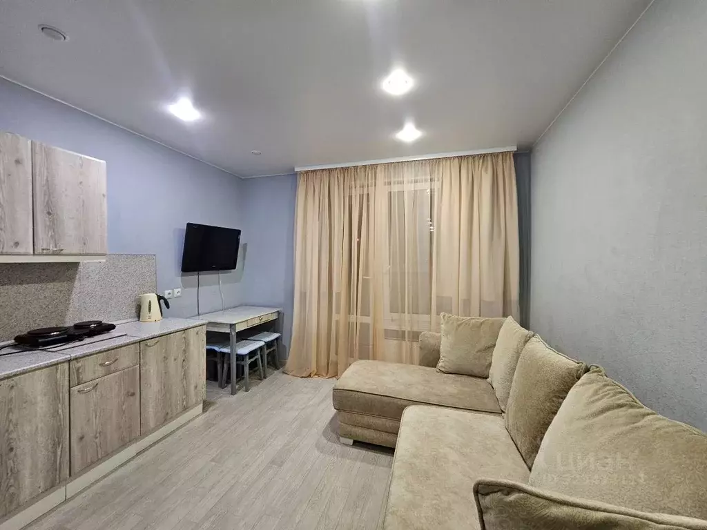 Студия Тюменская область, Тюмень Велижанская ул., 66к1 (24.0 м) - Фото 1