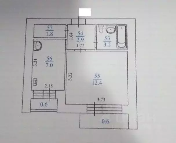 1-к кв. Самарская область, Самара Заводское ш., 42 (27.3 м) - Фото 1