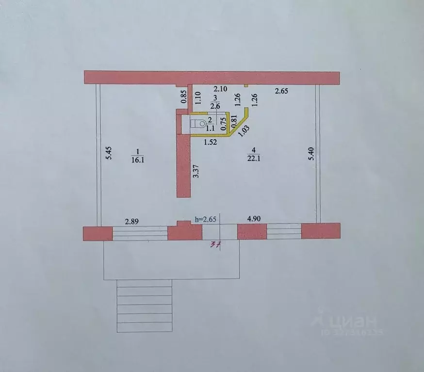 Торговая площадь в Волгоградская область, Урюпинск просп. Ленина, 80 ... - Фото 1