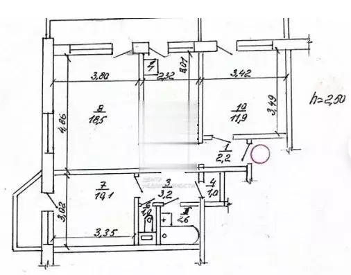 3-к кв. Севастополь ул. Циолковского, 11 (75.0 м) - Фото 2