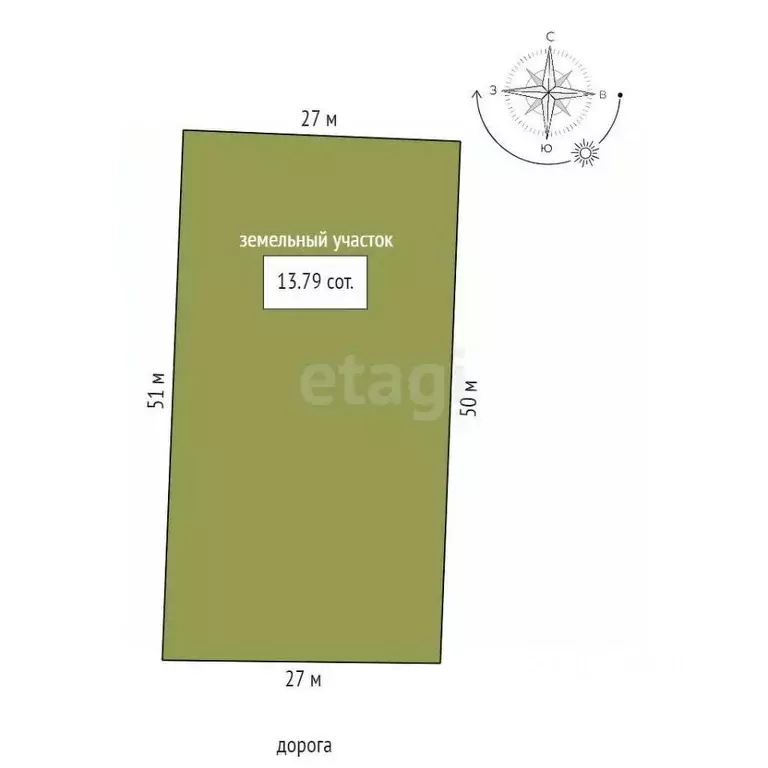 Участок в Архангельская область, Приморский муниципальный округ ш. ... - Фото 1