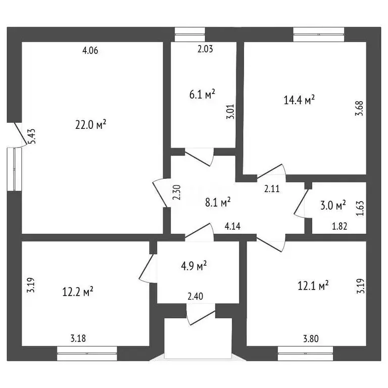 Дом в Батайск, дачное некоммерческое товарищество Труд, 4-я линия (100 ... - Фото 2