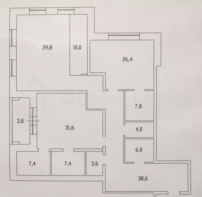 3-к кв. Московская область, Одинцовский городской округ, д. Семенково, ... - Фото 2