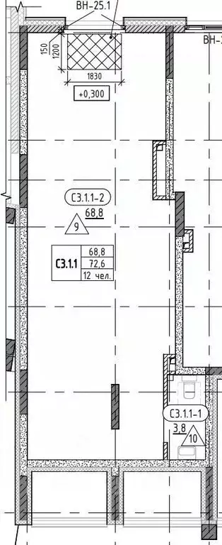 Помещение свободного назначения в Хабаровский край, Хабаровск ... - Фото 1