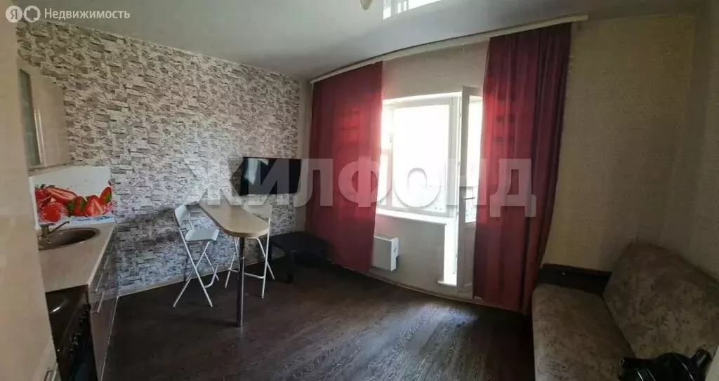 Квартира-студия: Новосибирск, улица Виктора Уса, 11/1 (20 м) - Фото 1
