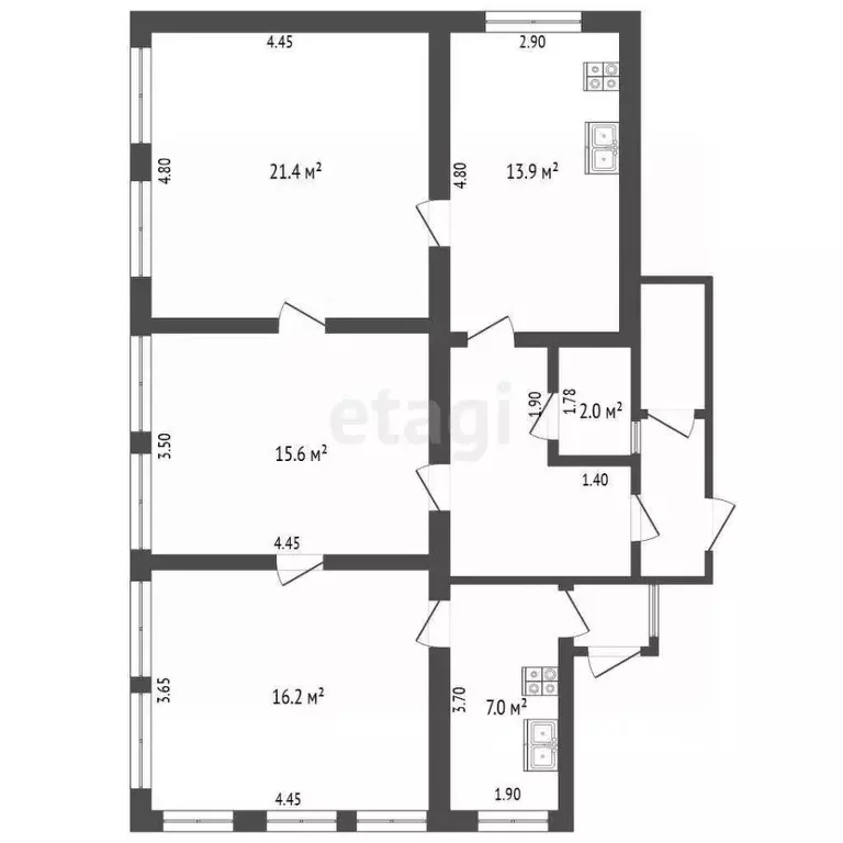 Дом в Мордовия, Саранск ул. Туполева, 21 (76 м) - Фото 2