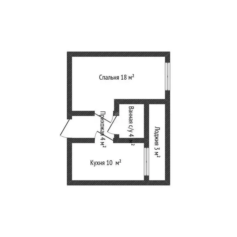 1-комнатная квартира: Западный, улица Исаева, 2 (34 м) - Фото 0