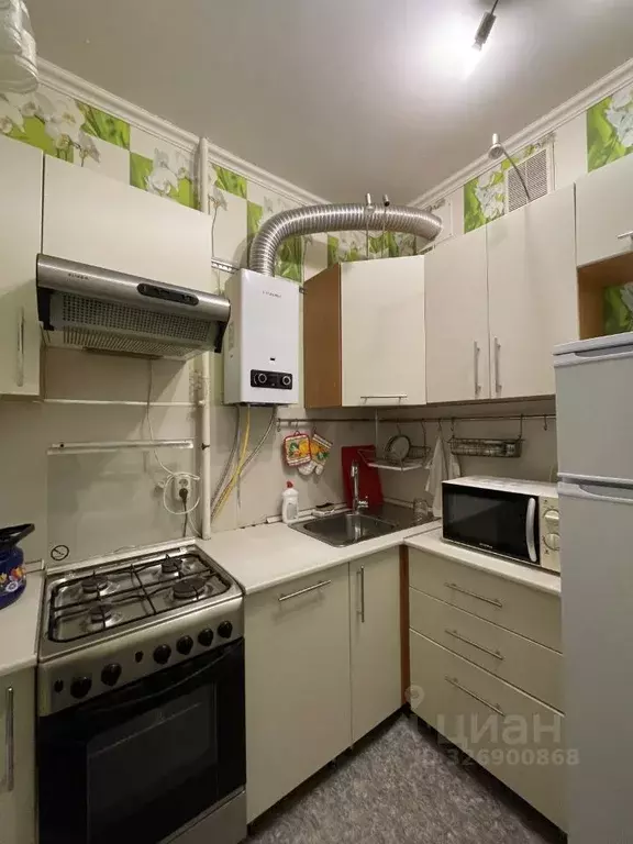 1-к кв. Татарстан, Казань ул. Мусина, 61 (33.7 м) - Фото 2