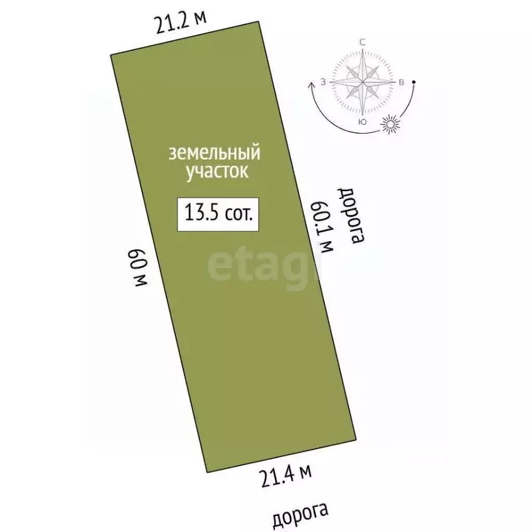 Участок в Свердловская область, Талица ул. Омутова (13.5 сот.) - Фото 2