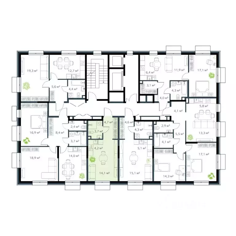 1-к кв. Приморский край, Владивосток Дом на Востоке жилой комплекс, ... - Фото 2