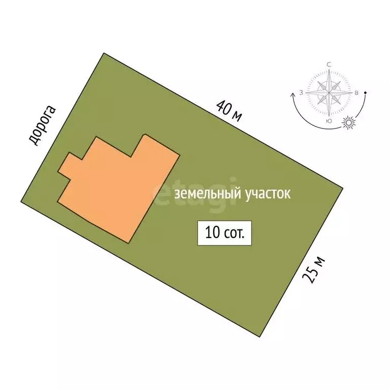 Дом в село Большая Шильна, Виноградная улица (140 м) - Фото 1