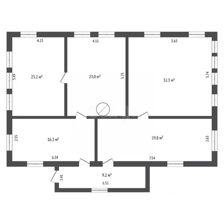 Дом в Нижегородская область, Навашино Набережная ул., 3 (124 м) - Фото 2