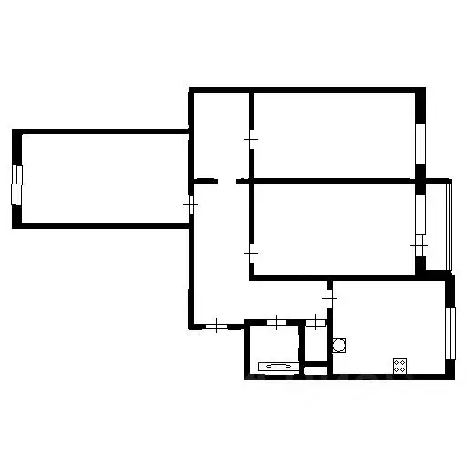 3-к кв. Санкт-Петербург ул. Ярослава Гашека, 24к1 (80.0 м) - Фото 2