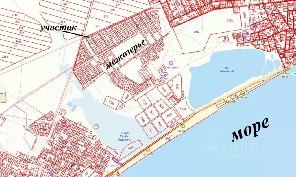 Участок в Крым, Феодосия муниципальный округ, с. Береговое ул. ... - Фото 1