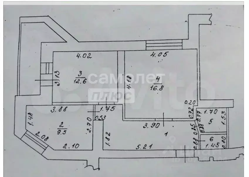 2-к кв. Липецкая область, Липецк ул. А.Г. Стаханова, 29А (53.5 м) - Фото 2