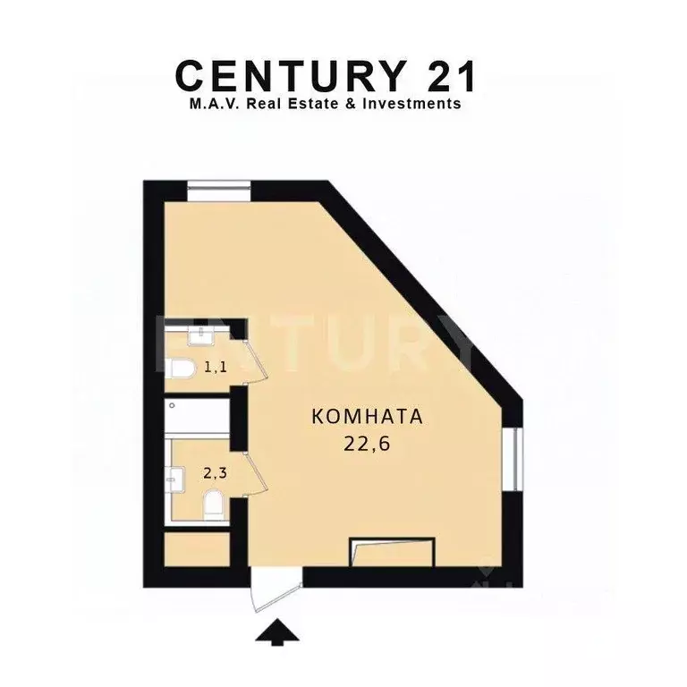 Квартира, студия, 26 м - Фото 0