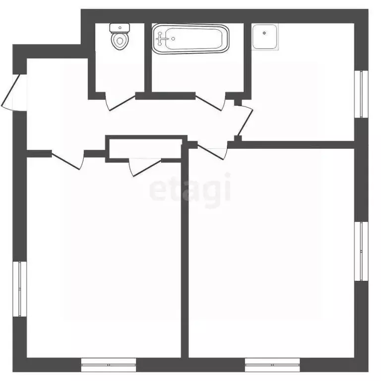 2-к кв. Челябинская область, Озерск просп. Победы, 57 (57.8 м) - Фото 2