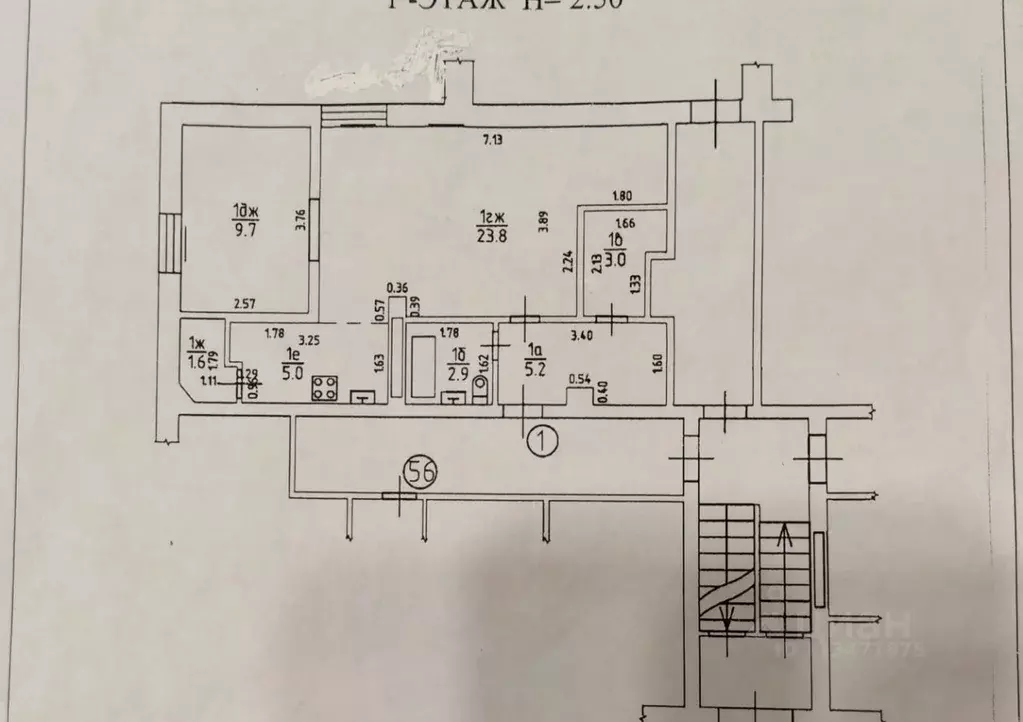 2-к кв. Калининградская область, Калининград ул. Нансена, 78Б (51.2 м) - Фото 2