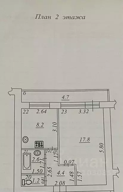 1-к кв. Самарская область, Самара ул. Николая Панова, 35А (35.0 м) - Фото 0