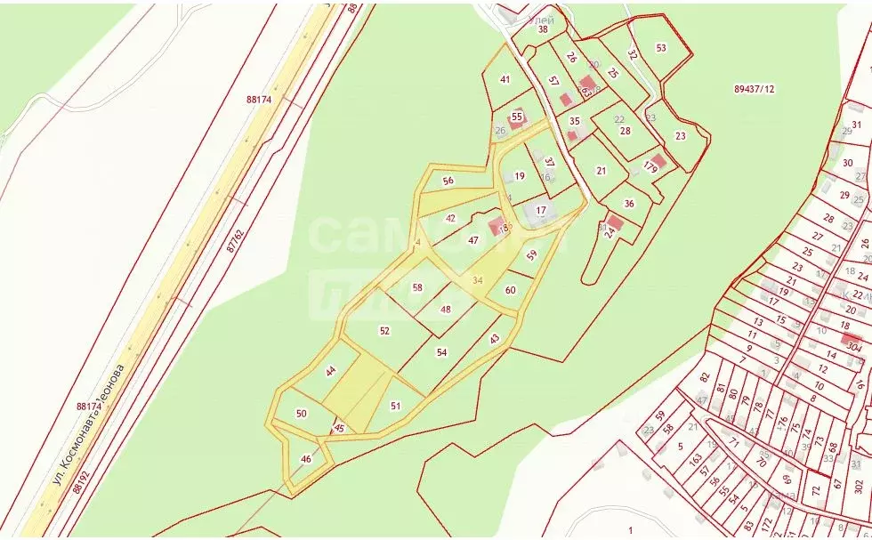 Участок в Пермский край, Пермь ул. Космонавта Леонова (27.87 сот.) - Фото 1
