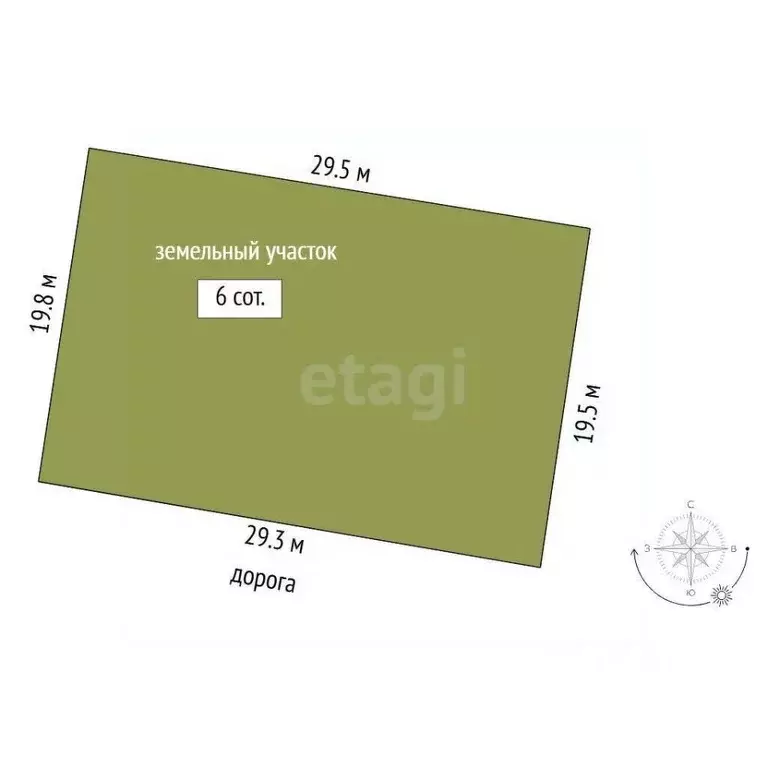 Участок в Тюменская область, Тюмень Ембаевское ТОО,  (6.0 сот.) - Фото 0