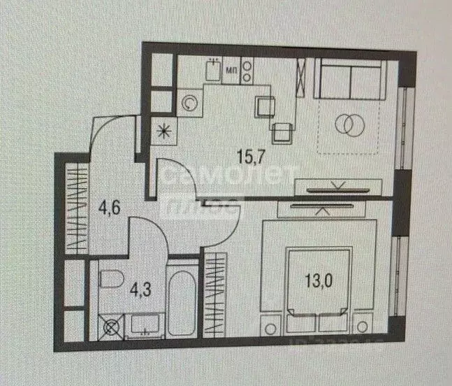 1-к кв. Москва Тагильская ул., 2к1 (37.6 м) - Фото 1