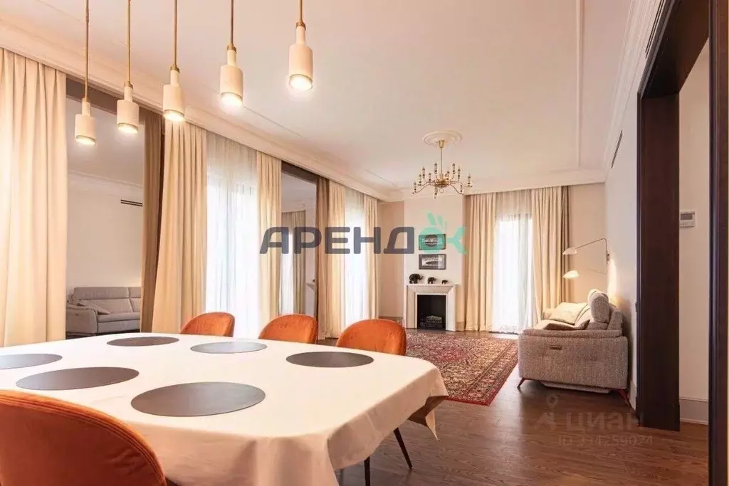 3-к кв. Москва ул. Большая Полянка, 44 (110.0 м) - Фото 2