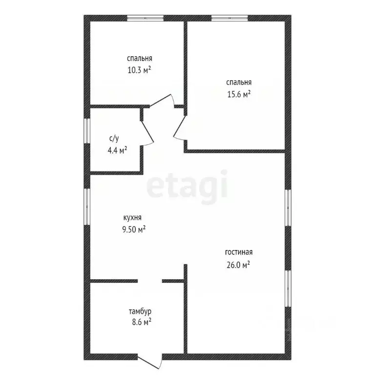 Дом в Красноярский край, Емельяново пгт  (85 м) - Фото 2