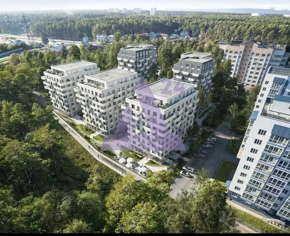 1-к кв. Алтайский край, Барнаул тракт Змеиногорский, 35Бк3 (51.6 м) - Фото 2