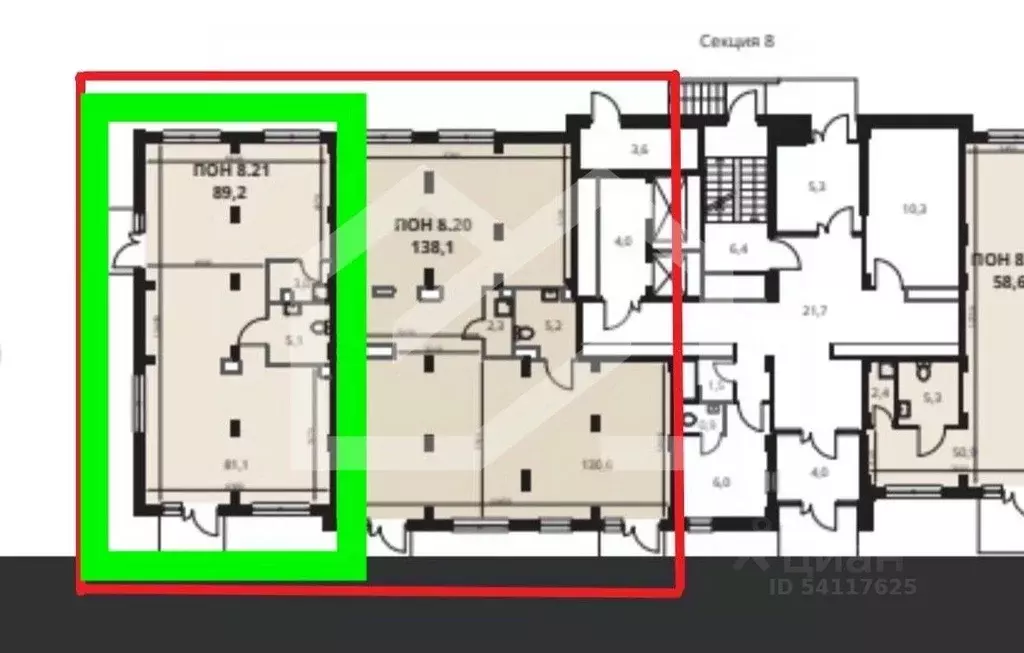 Торговая площадь в Москва Ленинградское ш., 228к1 (89 м) - Фото 1