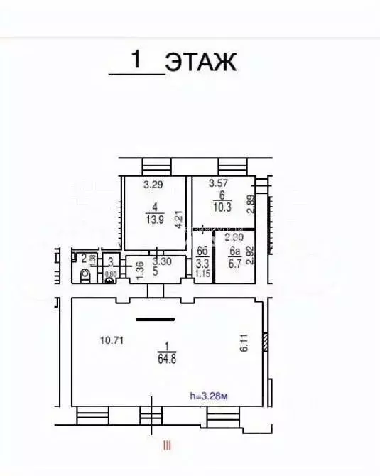 Помещение свободного назначения в Москва Ленинградский просп., 75к1Б ... - Фото 1