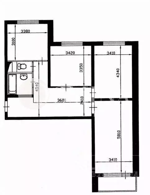 3-к кв. Москва ул. Саморы Машела, 8К1 (81.0 м) - Фото 2