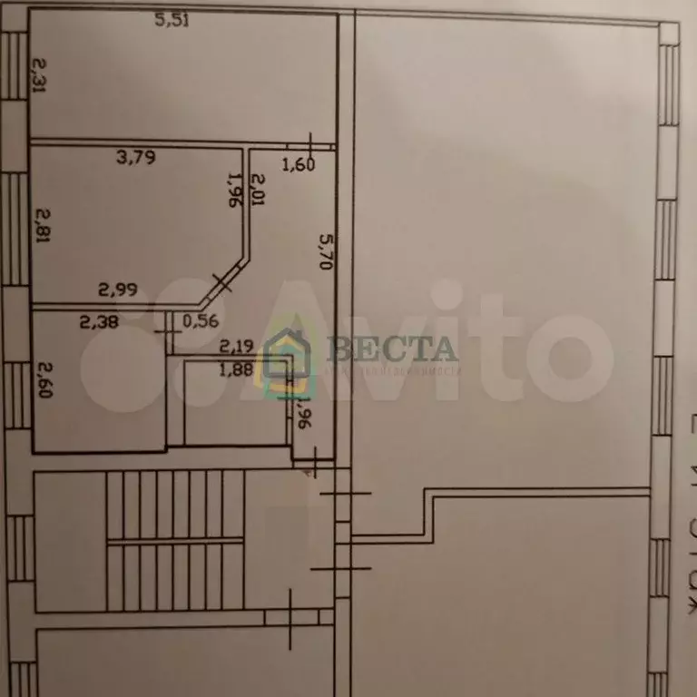 2-к. квартира, 41,3 м, 2/2 эт. - Фото 0