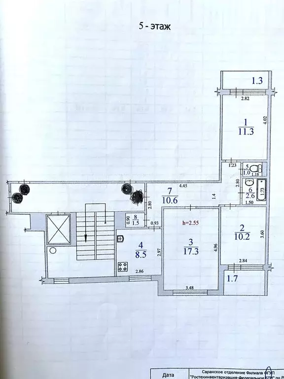 3-к. квартира, 64 м, 5/10 эт. - Фото 0