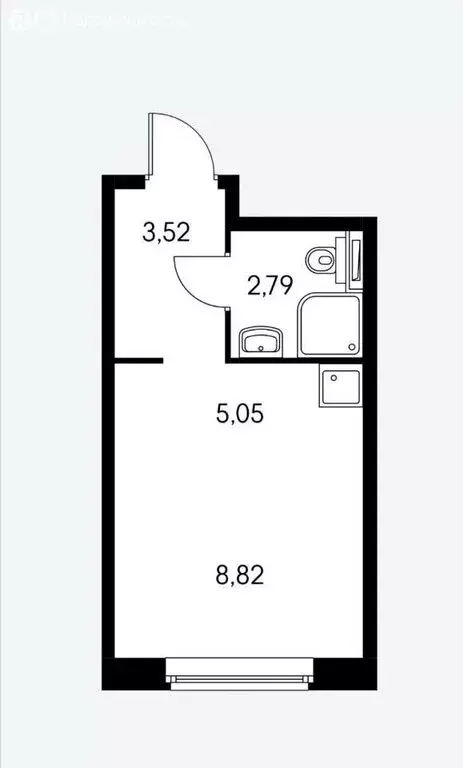 1-комнатная квартира: Москва, Цимлянская улица, 3к2 (20 м) - Фото 1