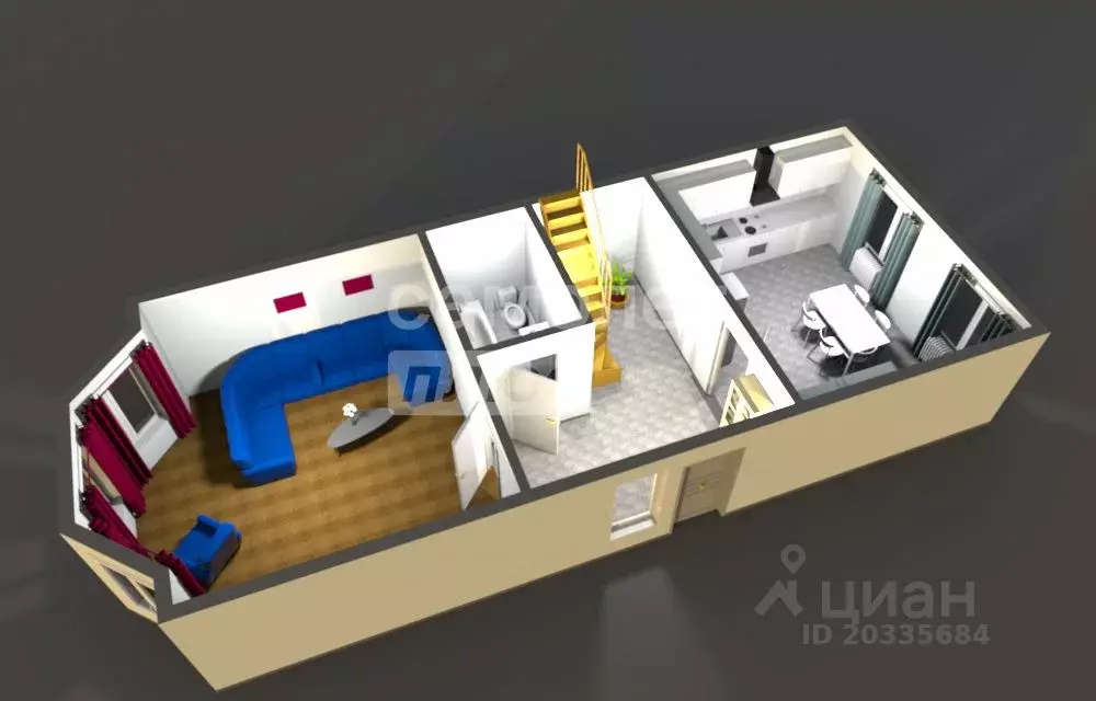 5-к кв. Пензенская область, Пенза ул. Добролюбова, 21 (192.1 м) - Фото 2