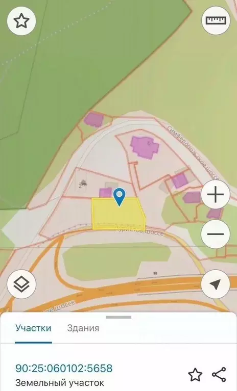 Участок в Крым, Ялта муниципальный округ, Массандра пгт ш. Туристов ... - Фото 1